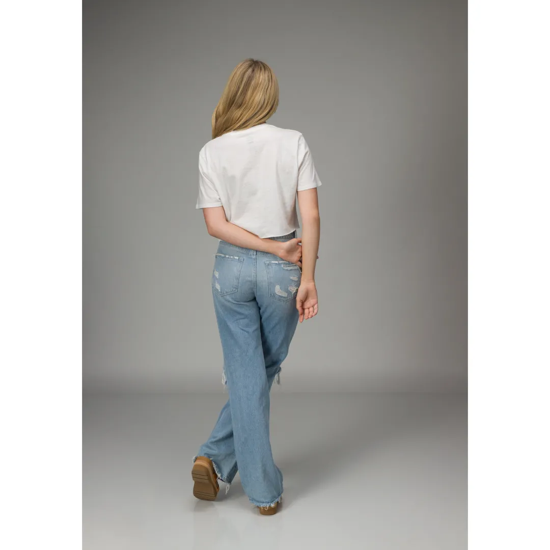 REEF T-shirts, Tanks & Dresses | Arya Crop Crew Tee Marshmallow