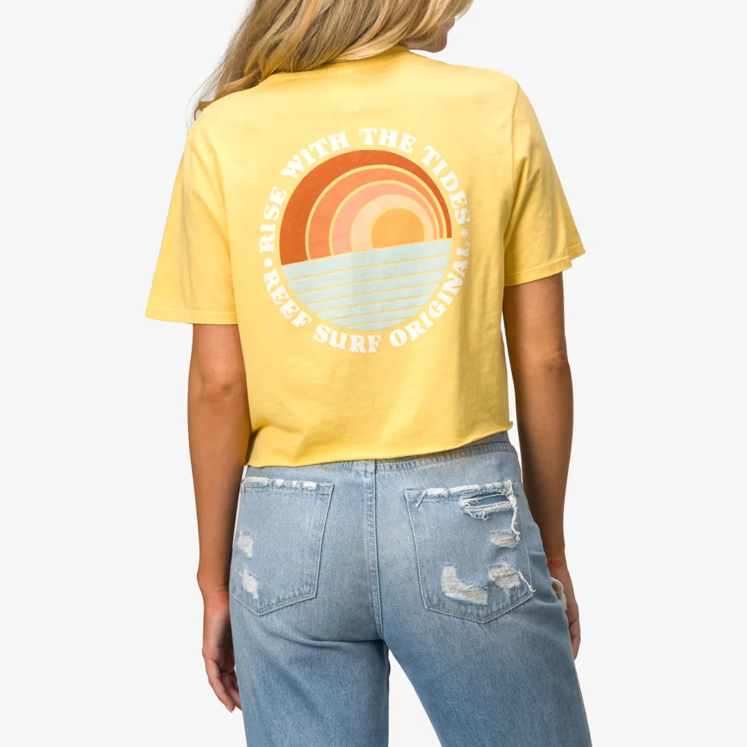 REEF T-shirts, Tanks & Dresses | Becca 18" Crop Tee Cornsilk