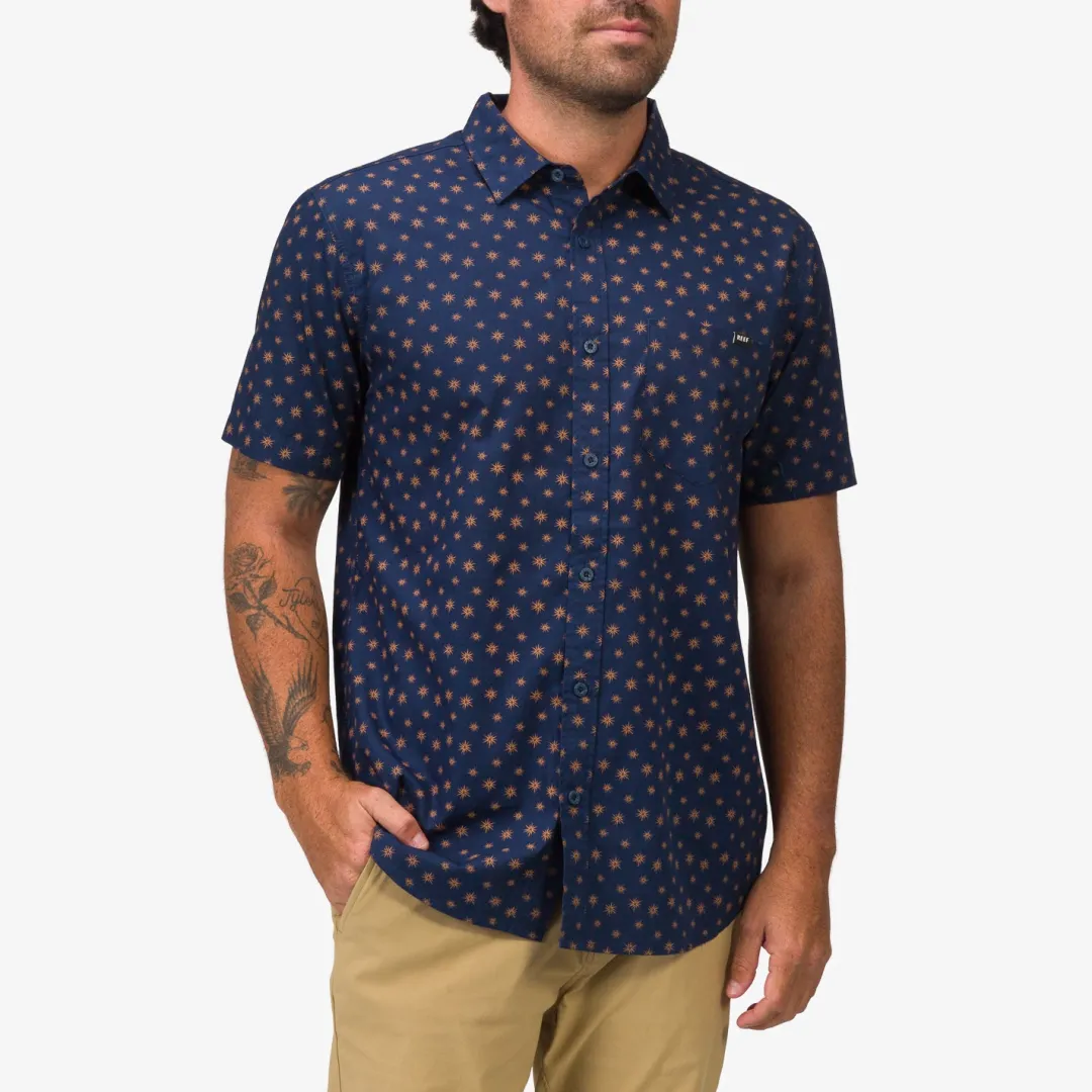 REEF Shirts & T-shirts | Bentley Short Sleeve Woven Shirt DressBlues