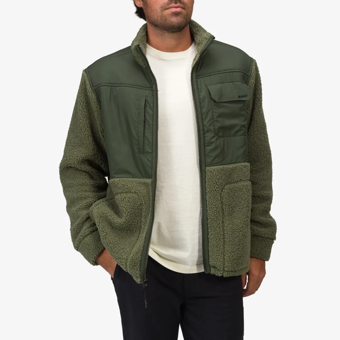 REEF Outerwear | Cooke Sherpa Jacket Olivine