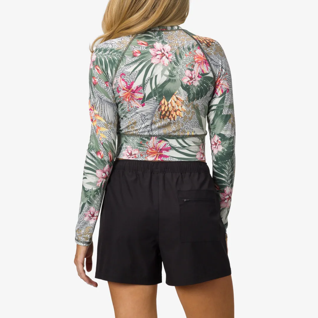 REEF Sets | Crest Crop Long Sleeve Surf Shirt UPF 40 WildSide