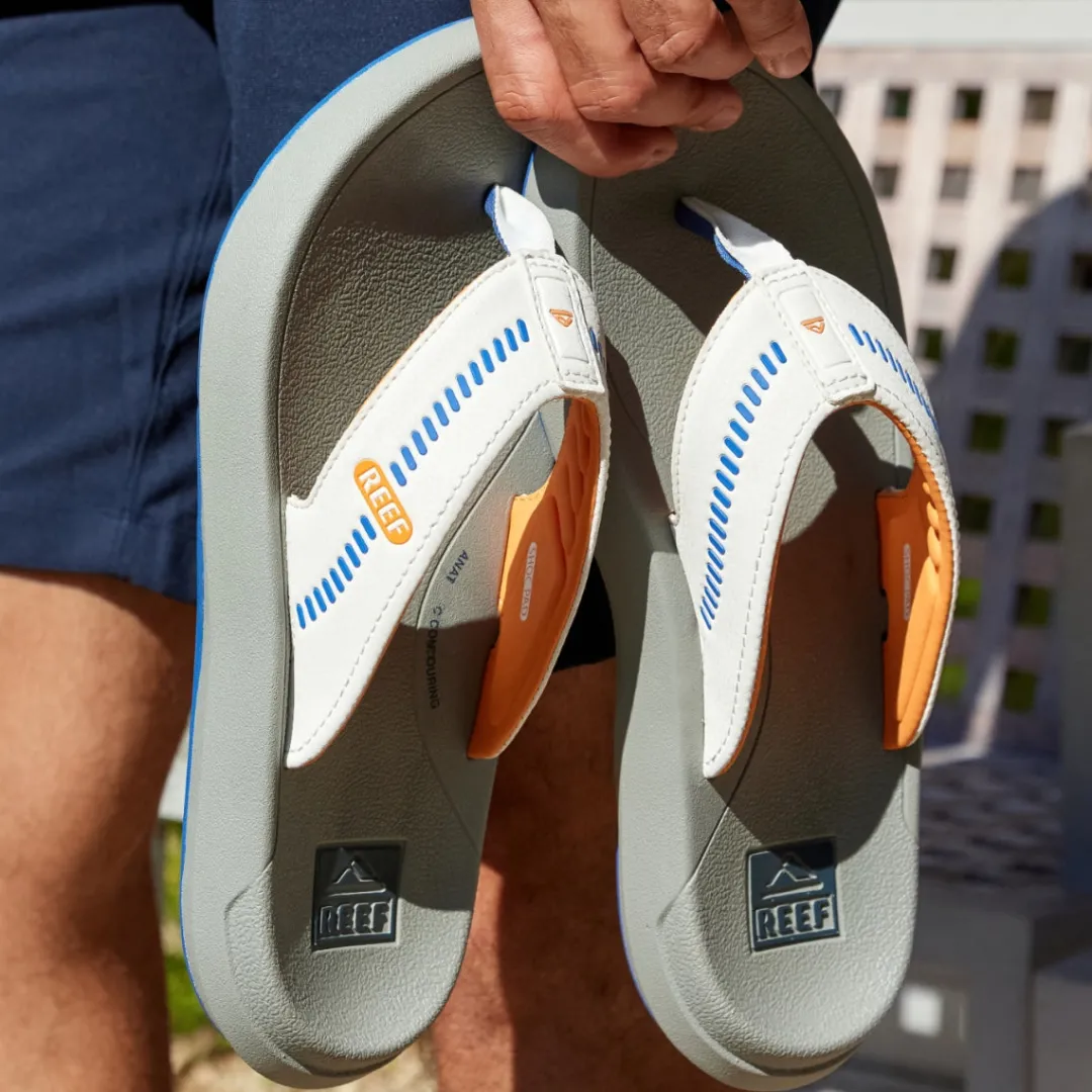 REEF Sandals | Flip Flops | Cruiser Blue/White/Orange