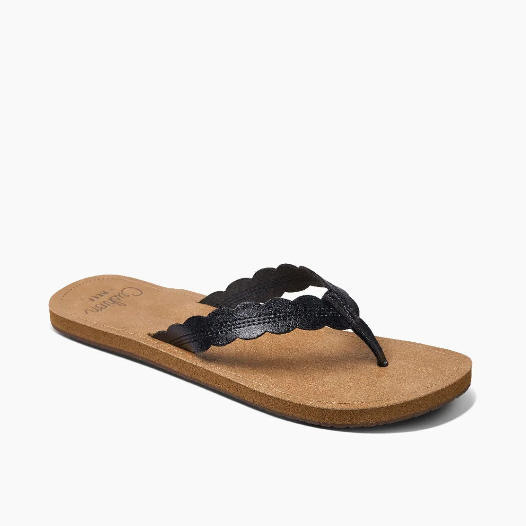 REEF Sandals | Cushion Celine Black/Tan