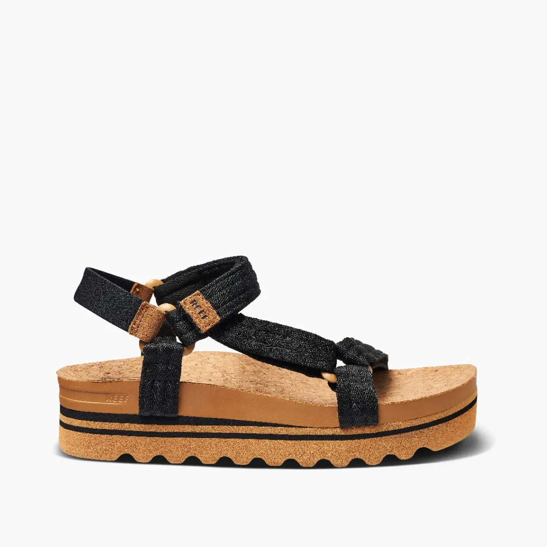 REEF Sandals | Cushion Rem Hi Black/Tan