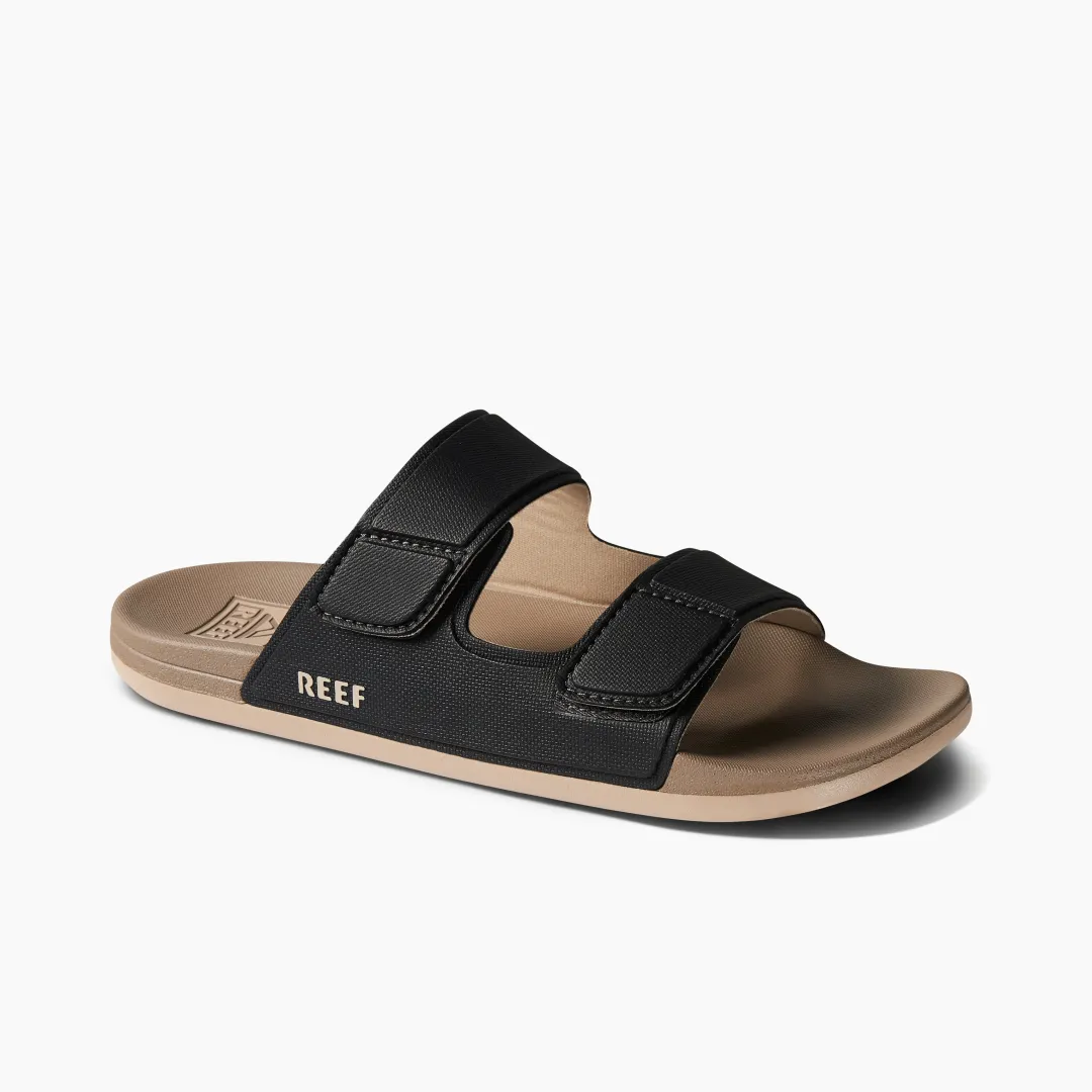 REEF Slides | Sandals | Cushion Tradewind Black/Fossil