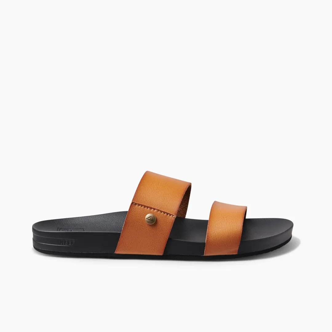 REEF Slides | Sandals | Cushion Vista CognacBlack