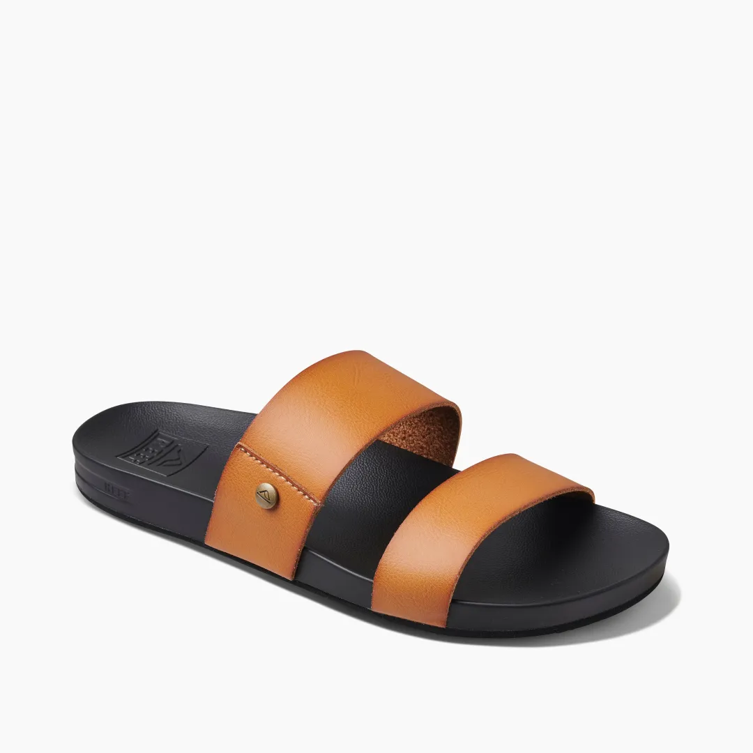 REEF Slides | Sandals | Cushion Vista CognacBlack