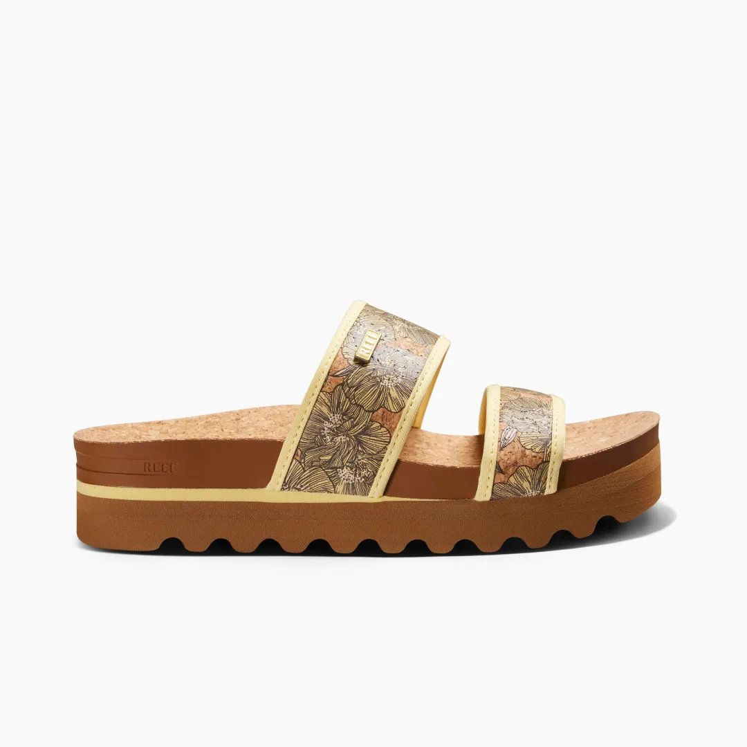 REEF Slides | Sandals | Cushion Vista Hi BananaCork