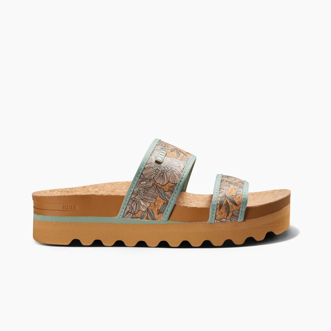 REEF Slides | Sandals | Cushion Vista Hi FrostyCork