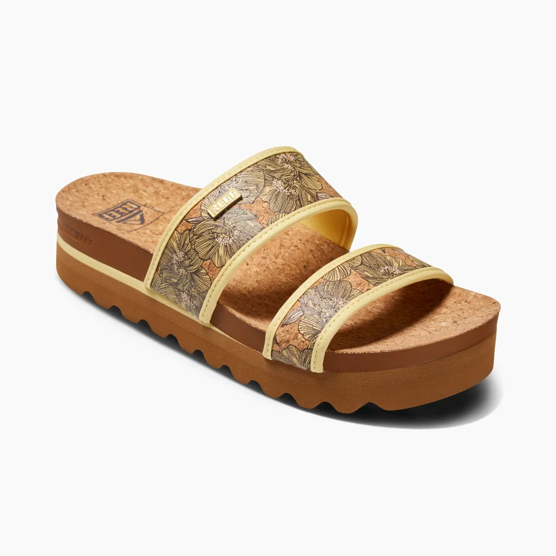 REEF Slides | Sandals | Cushion Vista Hi BananaCork