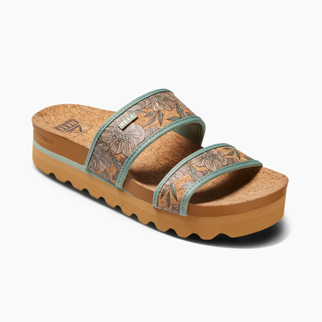 REEF Slides | Sandals | Cushion Vista Hi FrostyCork