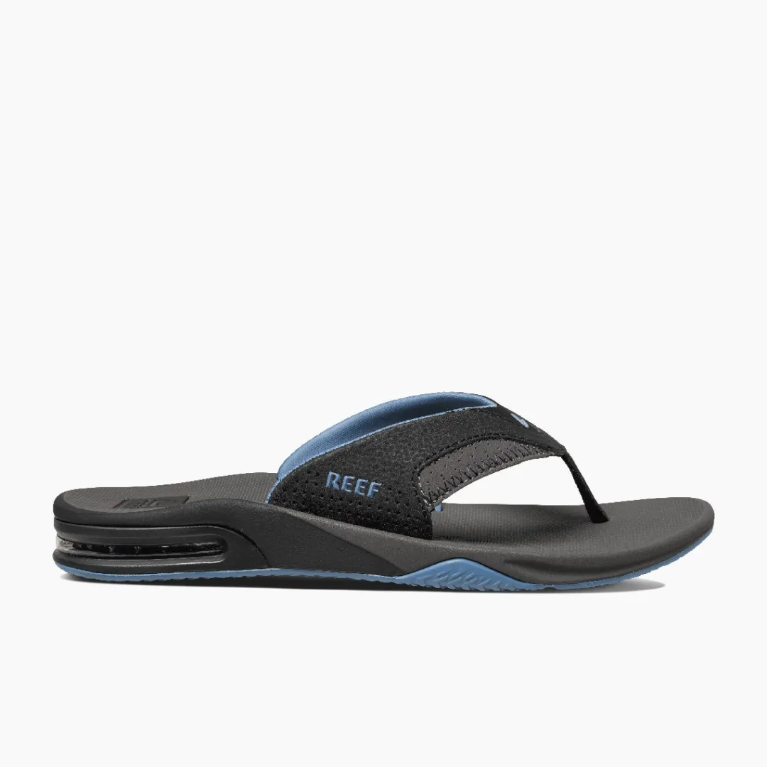 REEF Flip Flops | Sandals | Fanning Grey/LightBlue