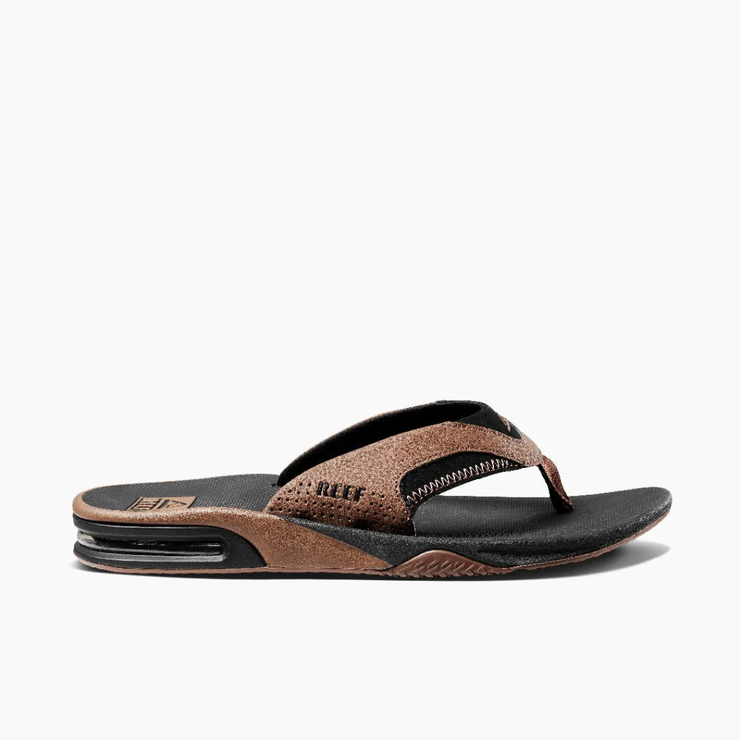 REEF Sandals | Fanning BlackAndTan