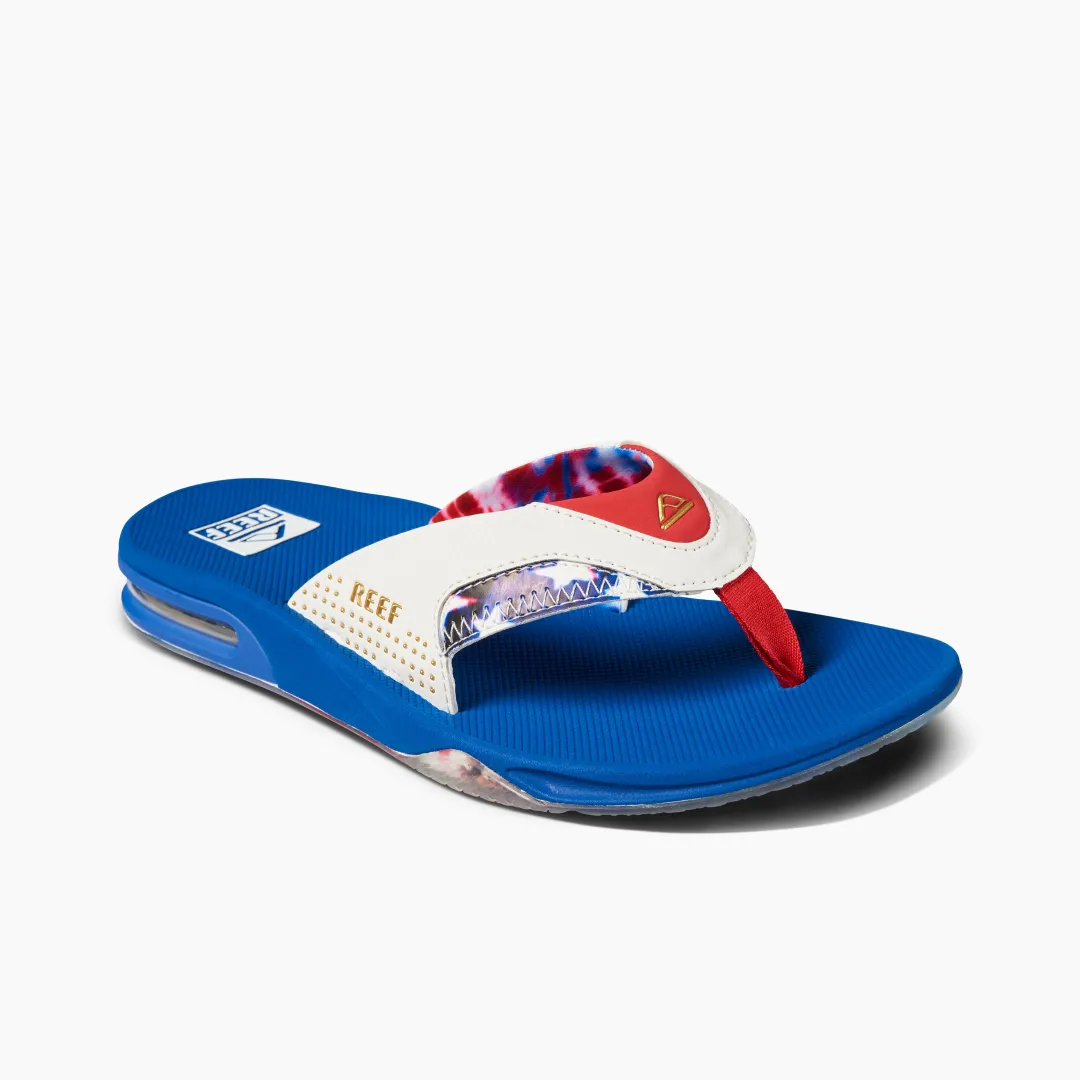 REEF Flip Flops | Sandals | Fanning RedWhiteAndBlue