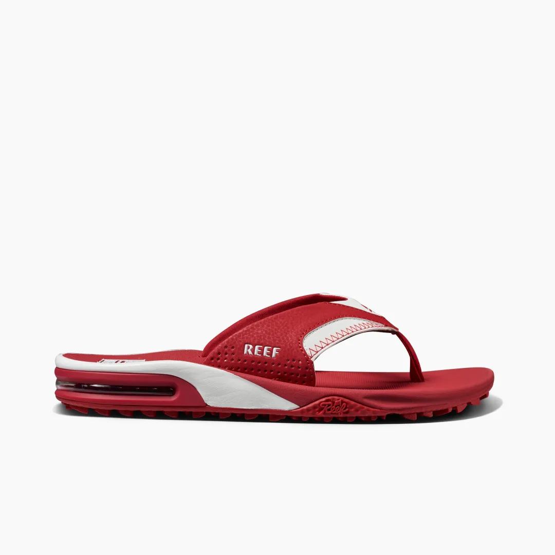 REEF Flip Flops | Sandals | Fanning Pregame Crimson/White