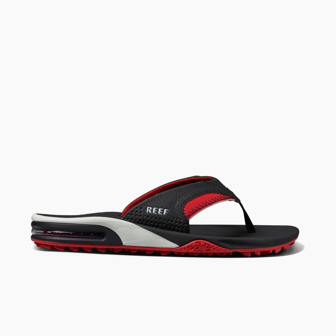 REEF Flip Flops | Sandals | Fanning Pregame Black/Red