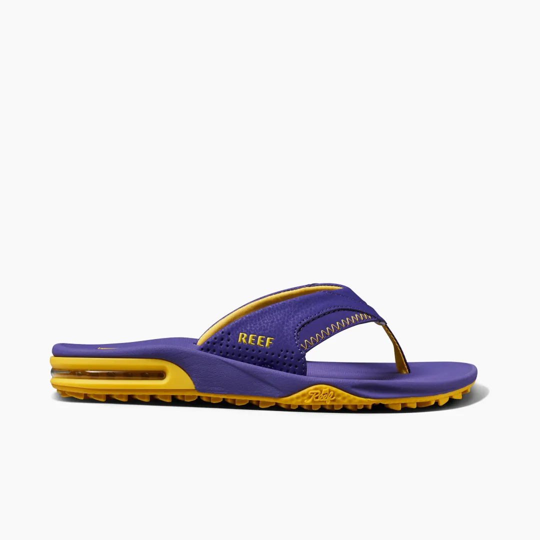 REEF Flip Flops | Sandals | Fanning Pregame Purple/Gold