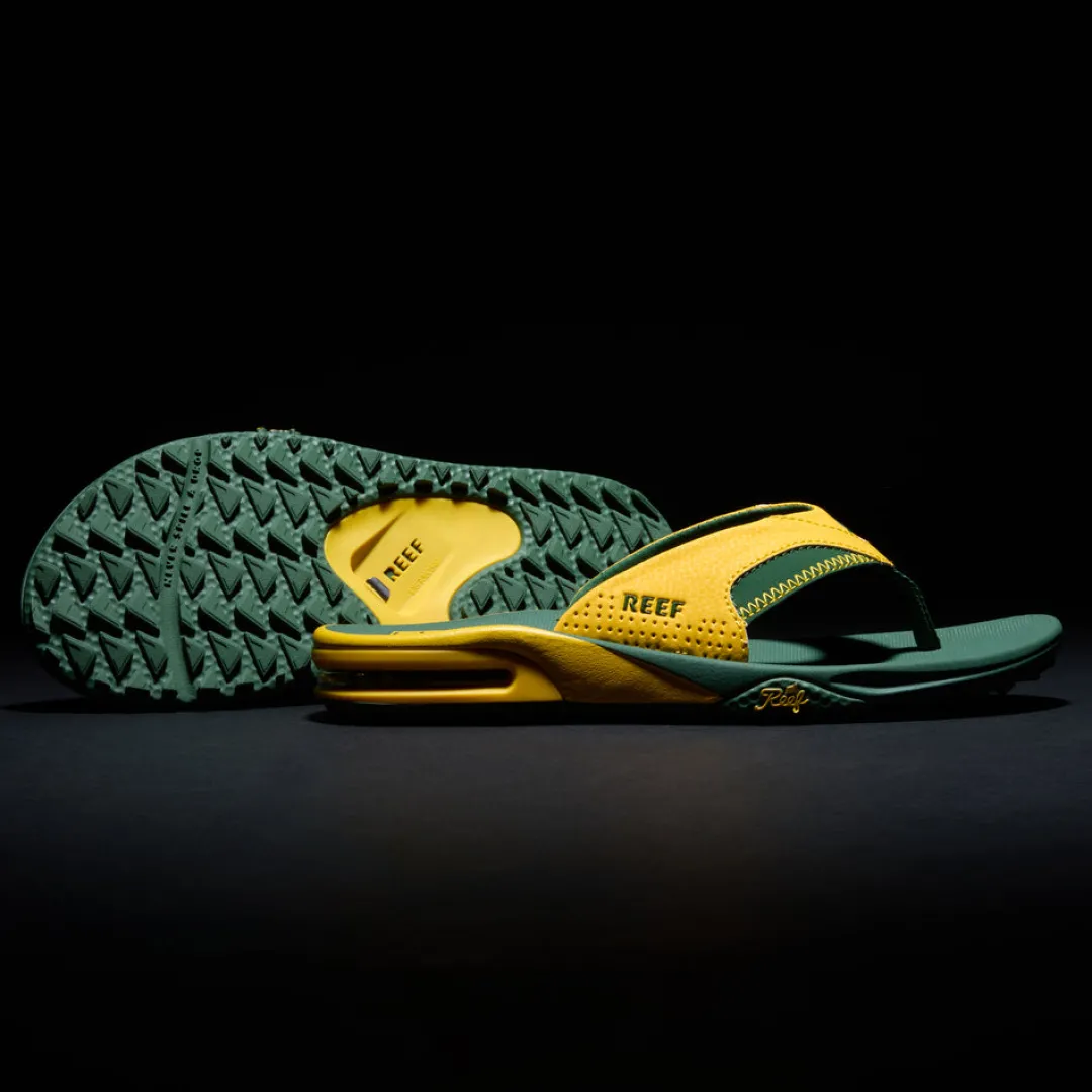 REEF Flip Flops | Fanning Pregame Yellow/Green