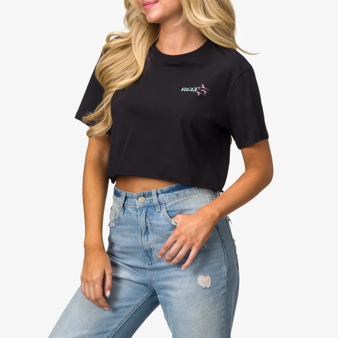 REEF T-shirts, Tanks & Dresses | Flamazing Crop Tee Caviar