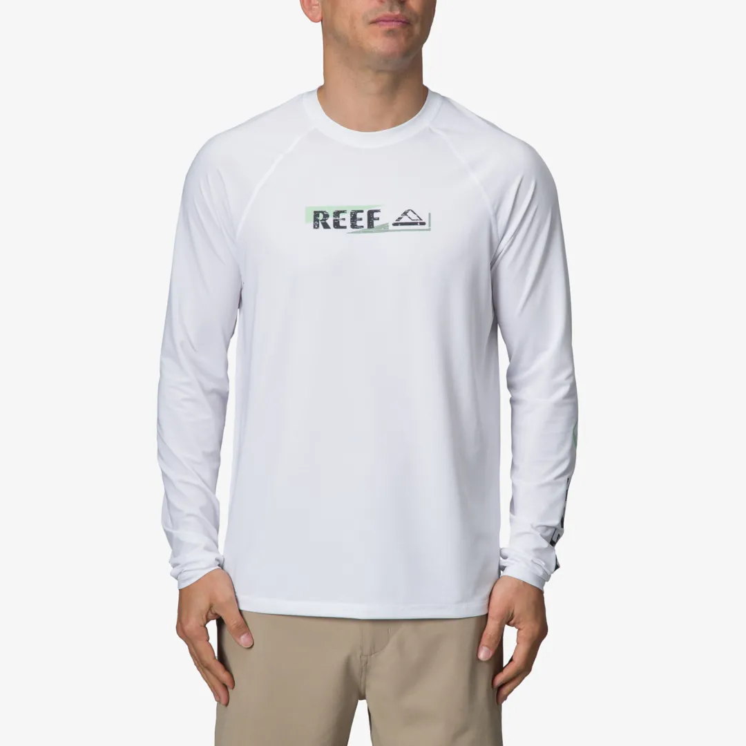 REEF Surf Shirts & Upf Apparel | Shirts & T-shirts | Kean Long Sleeve Surf Shirt UPF 50 BrightWhite