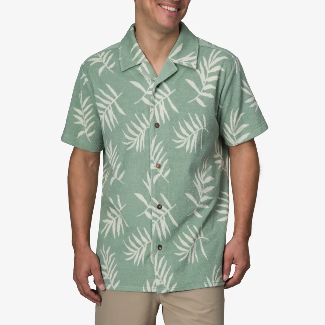 REEF Shirts & T-shirts | Kenji Short Sleeve Terry Knit Shirt AlmondMilk