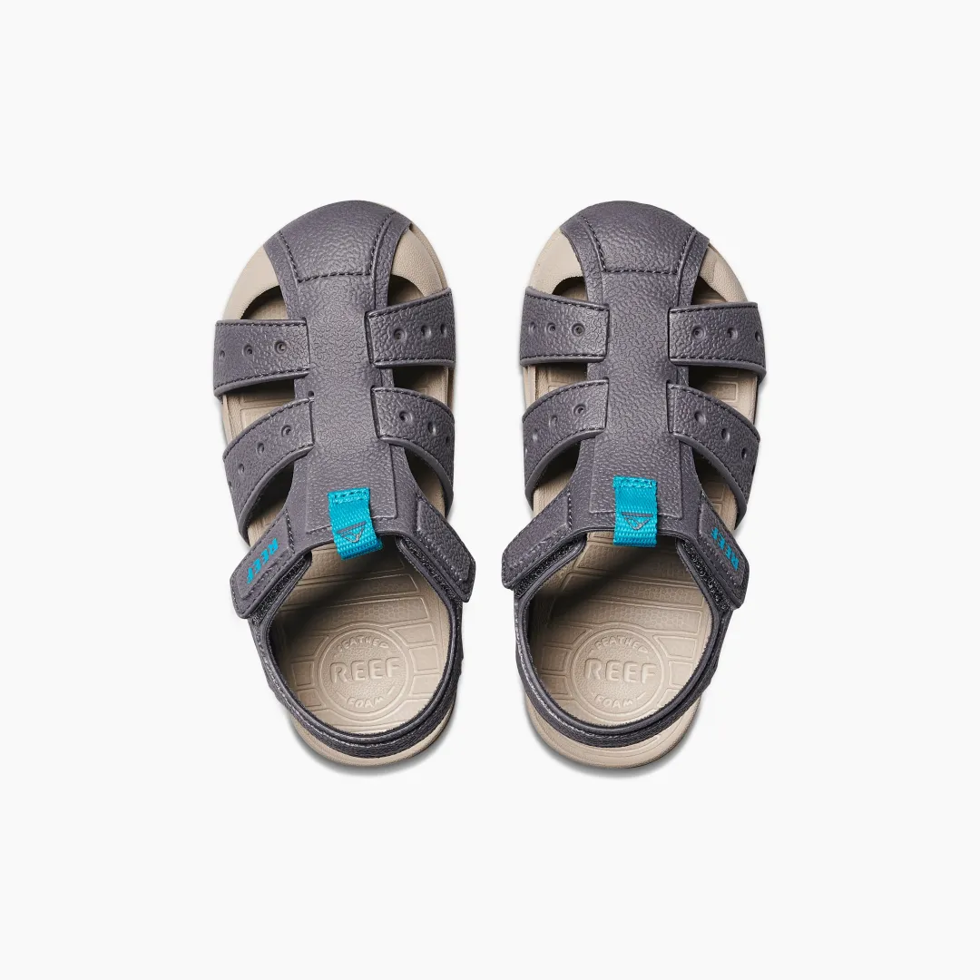 REEF Kids Water Friendly | Kids Water Beachy Oak/Grey/Aqua