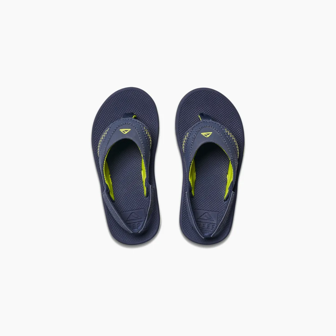 REEF Kids Water Friendly | Little Fanning Lime/Navy