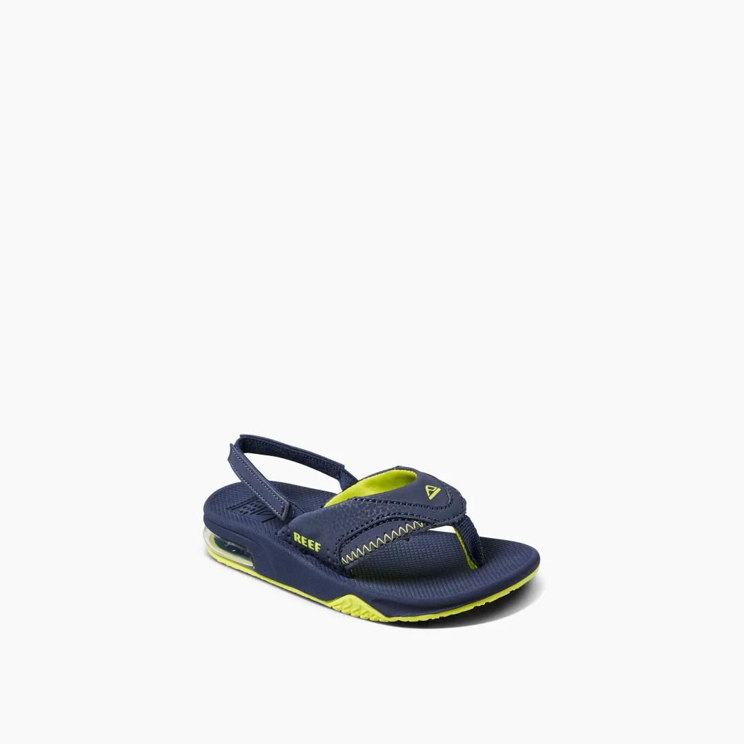 REEF Kids Water Friendly | Little Fanning Lime/Navy