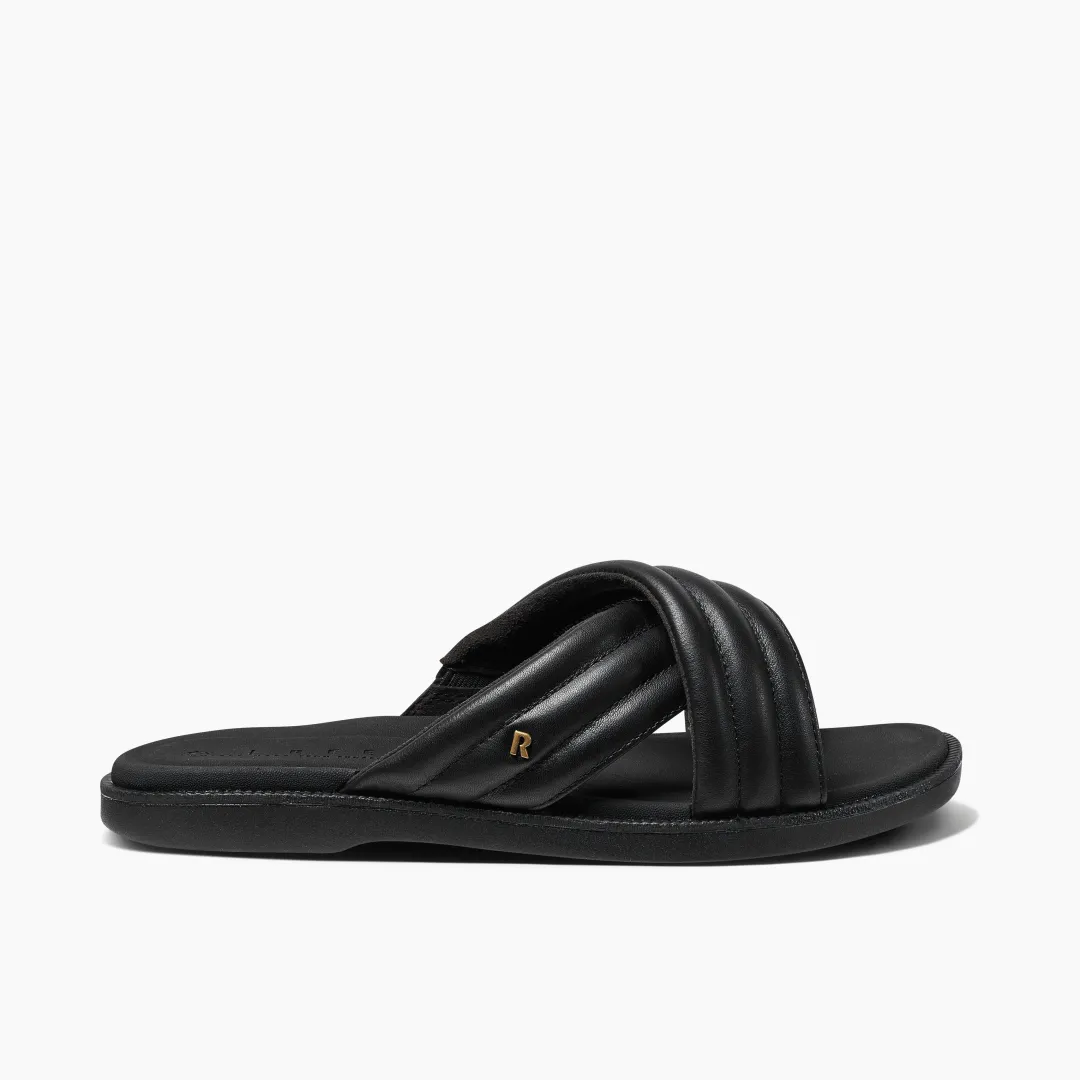 REEF Slides | Sandals | Lofty Lux X Black