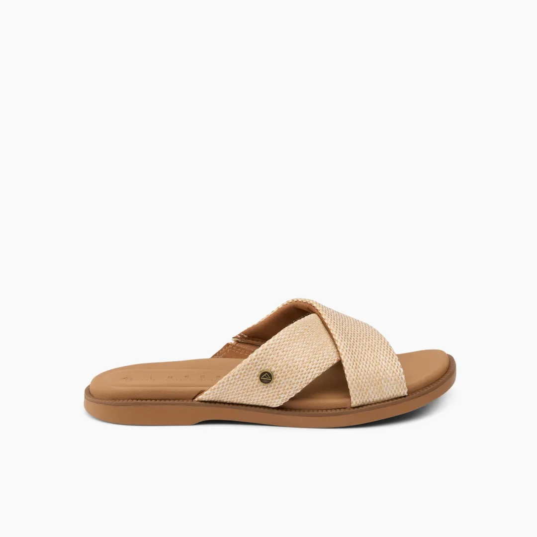 REEF Slides | Sandals | Lofty Lux X TanRaffia