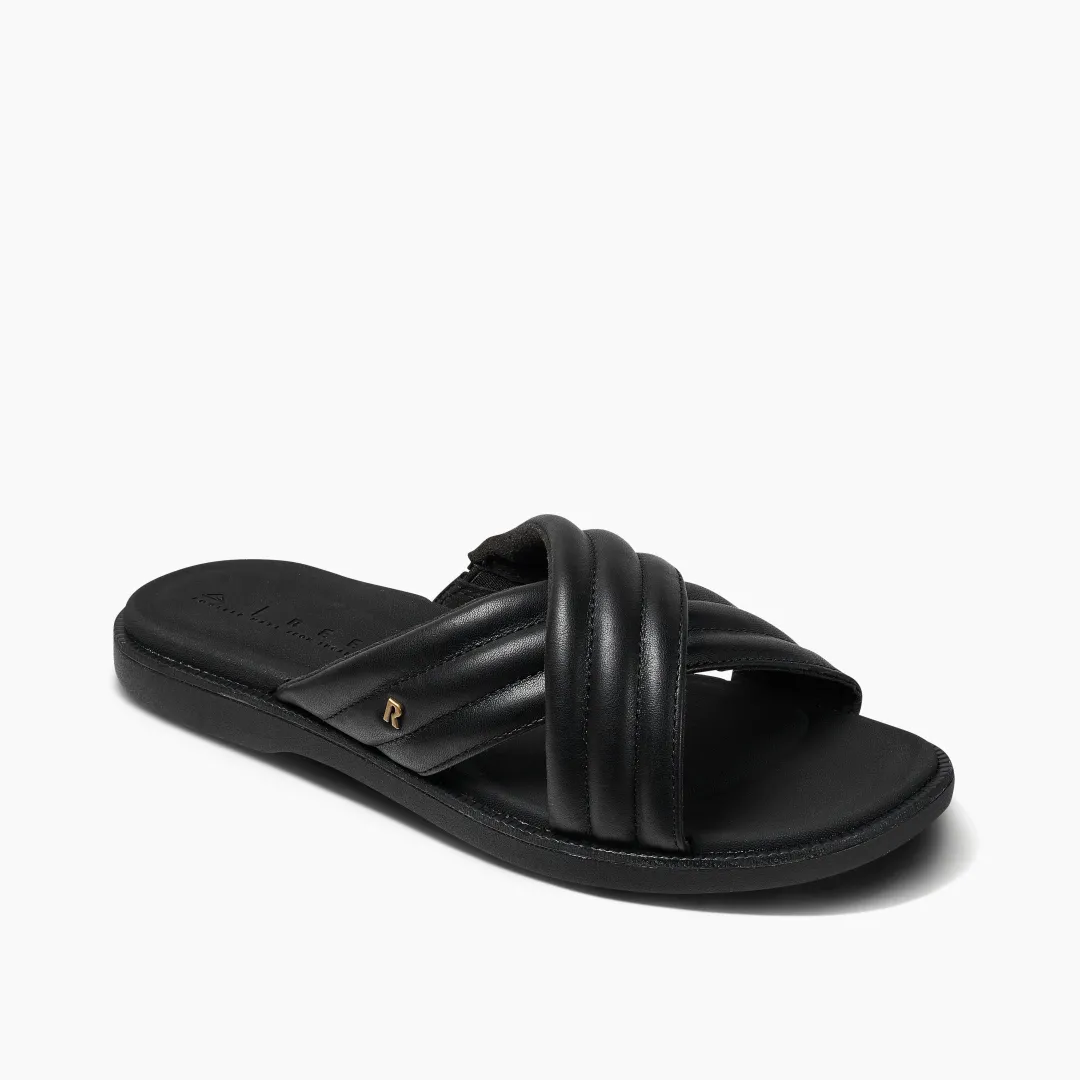 REEF Slides | Sandals | Lofty Lux X Black