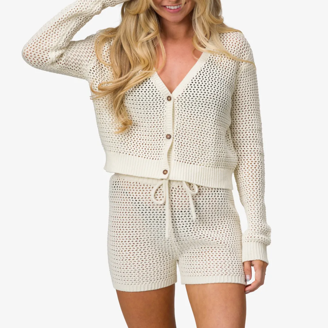 REEF Sets | Hoodies, Sweaters & Jackets | Mika Knit Cardigan Marshmallow