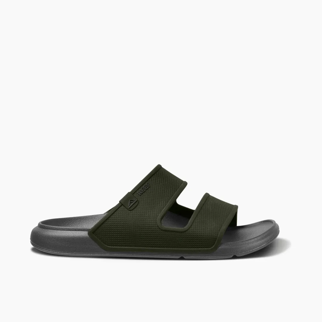 REEF Slides | Sandals | Oasis Double Up Grey/Olive