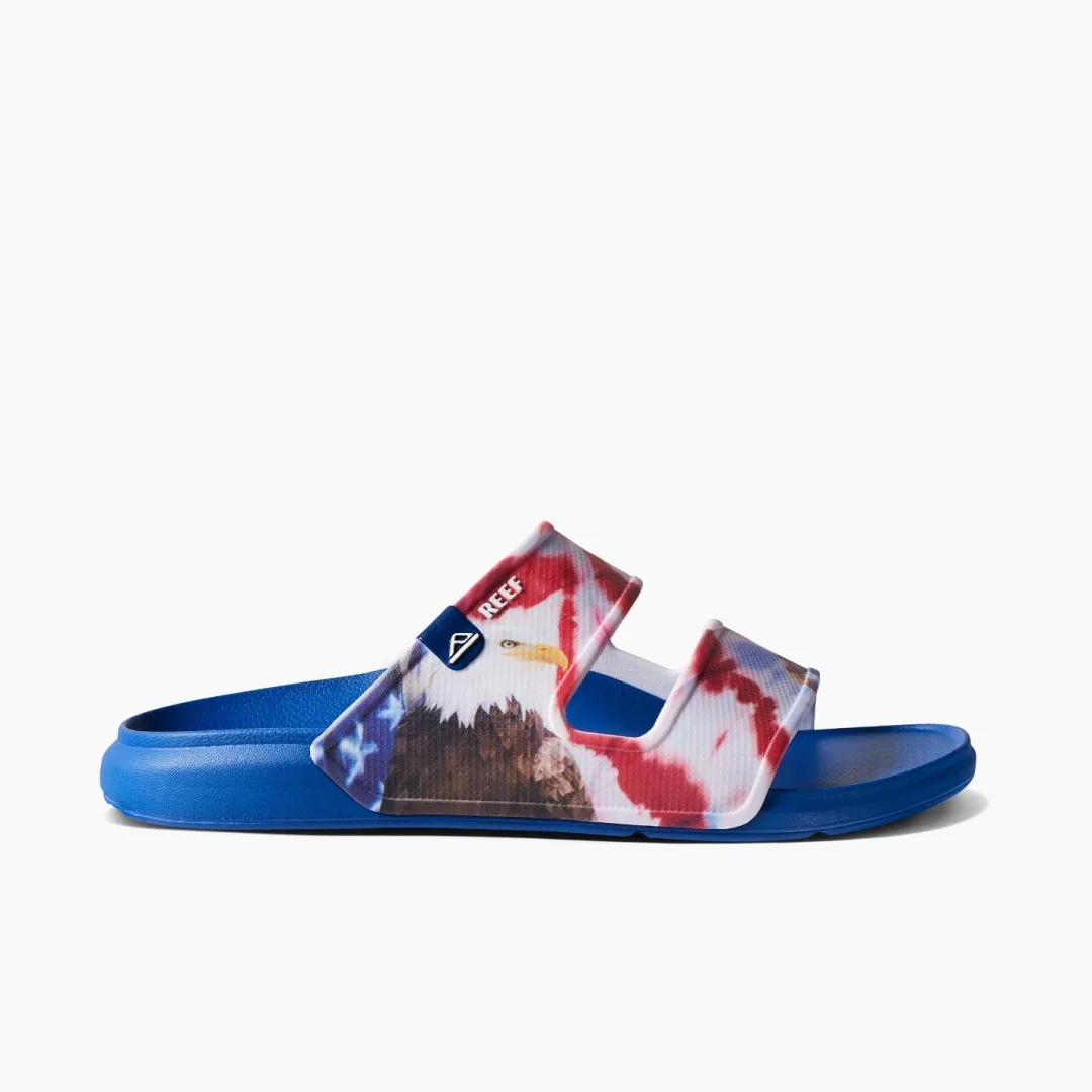 REEF Slides | Sandals | Oasis Double Up RedWhiteAndBlue