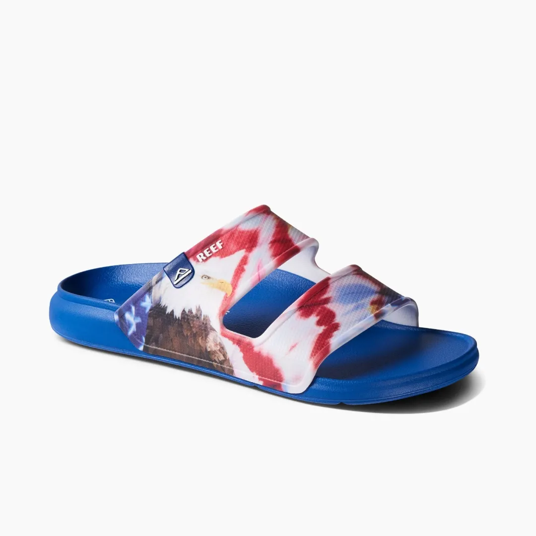 REEF Slides | Sandals | Oasis Double Up RedWhiteAndBlue