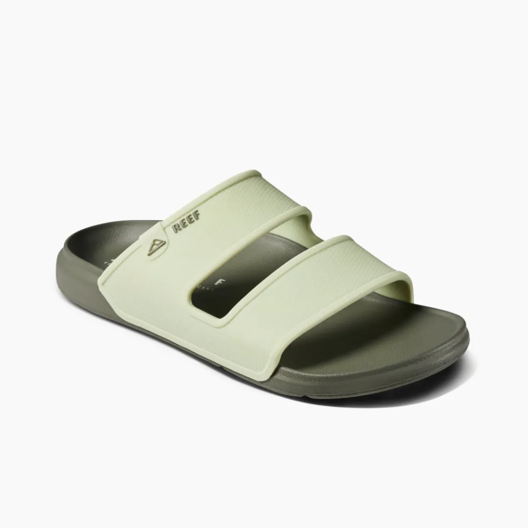 REEF Slides | Sandals | Oasis Double Up Aqua/Olive