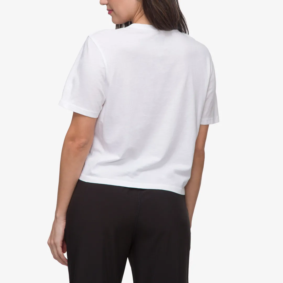 REEF T-shirts, Tanks & Dresses | Poster Child Short Sleeve Crop Tee BrightWhite