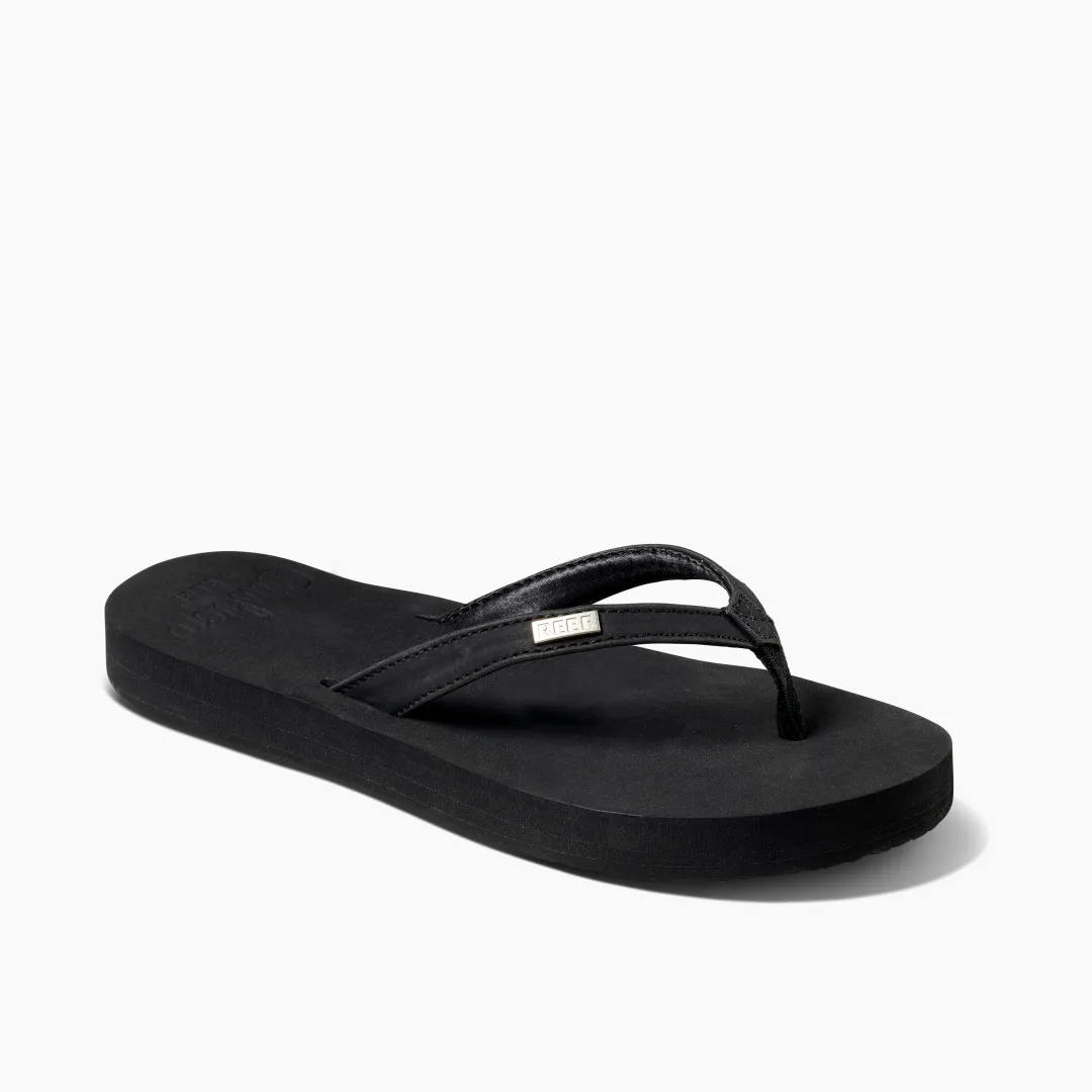 REEF Sandals | Cushion Luna Black/Black