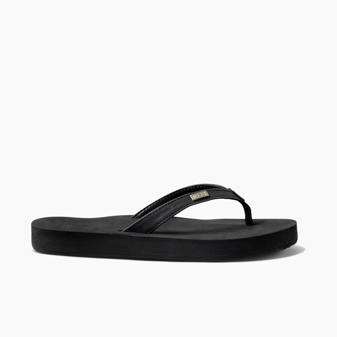 REEF Sandals | Cushion Luna Black/Black