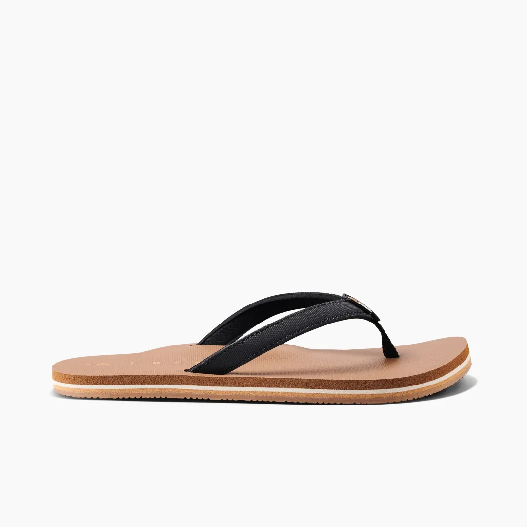 REEF Flip Flops | Sandals | Solana Black/Tan