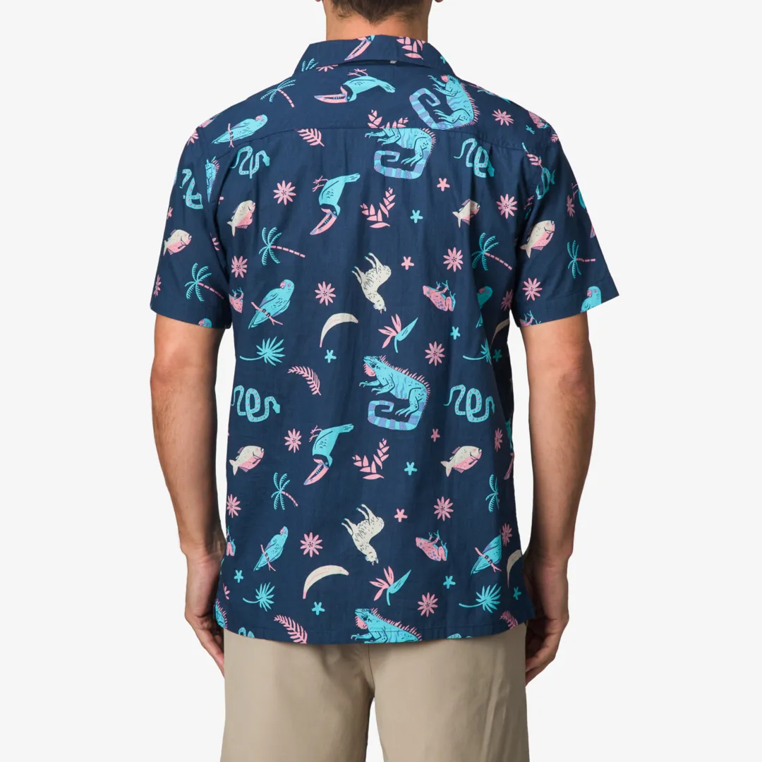 REEF Shirts & T-shirts | Roy Short Sleeve Shirt InsignaBlue