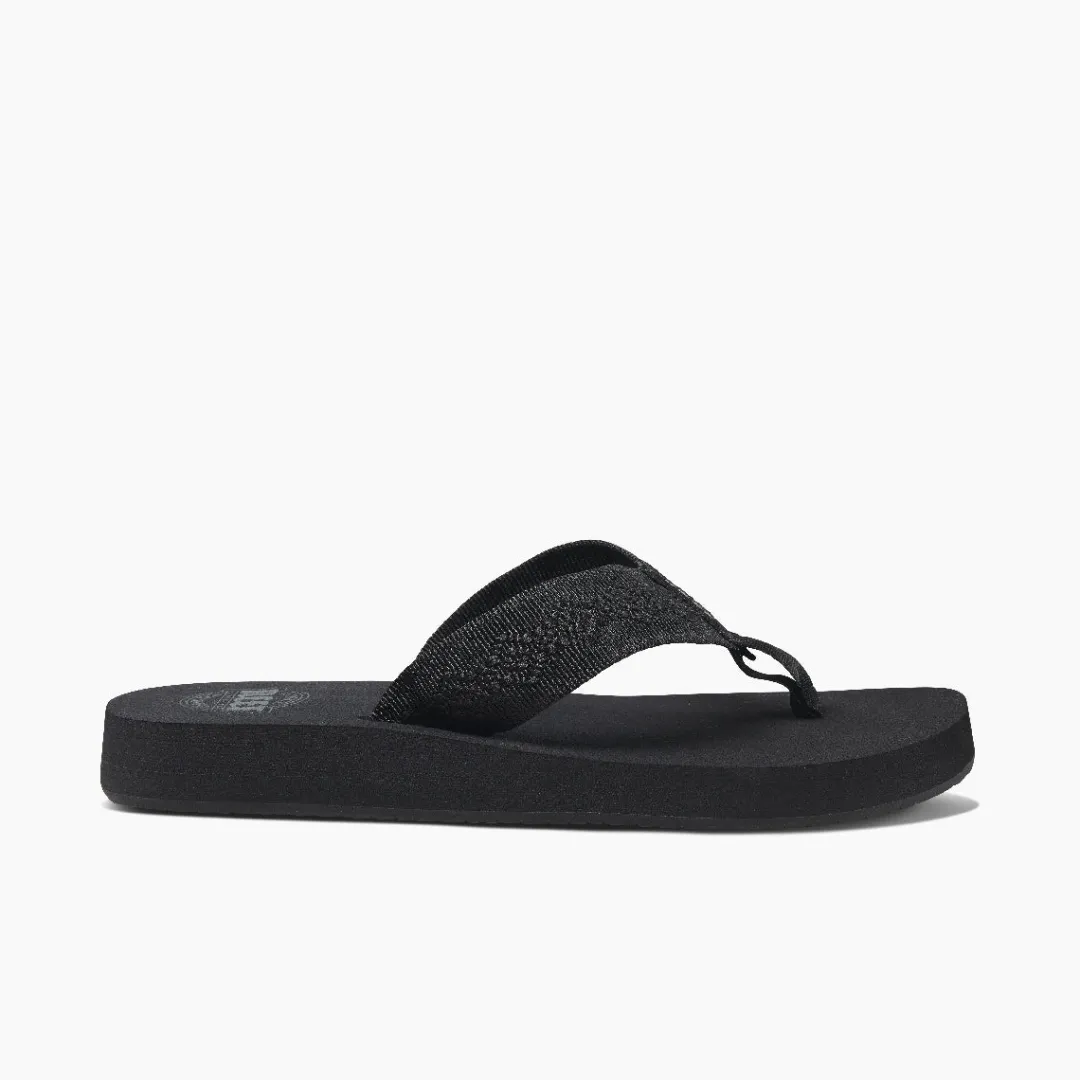 REEF Sandals | Sandy Black/Black