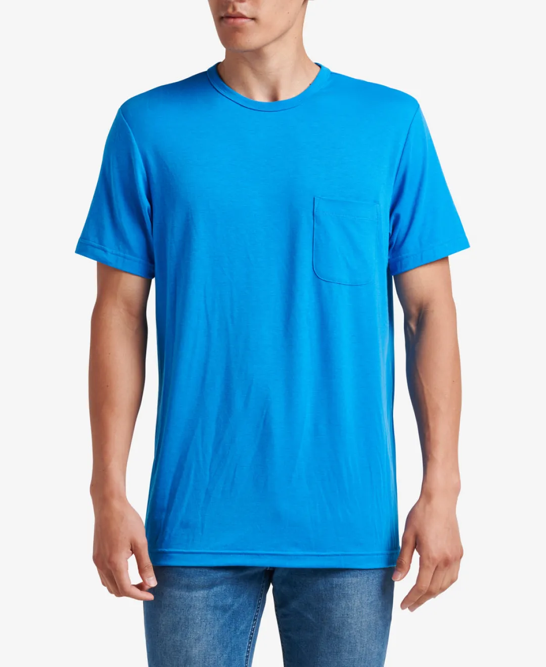 REEF Shirts & T-shirts | Smith Short Sleeve Pocket Knit Tee FrenchBlue