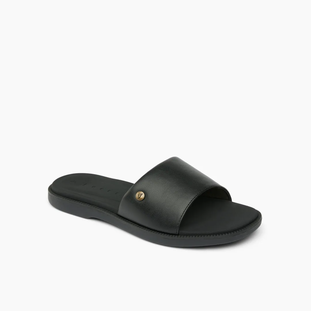 REEF Sandals | Slides | Sunny Arrianah Black/Black