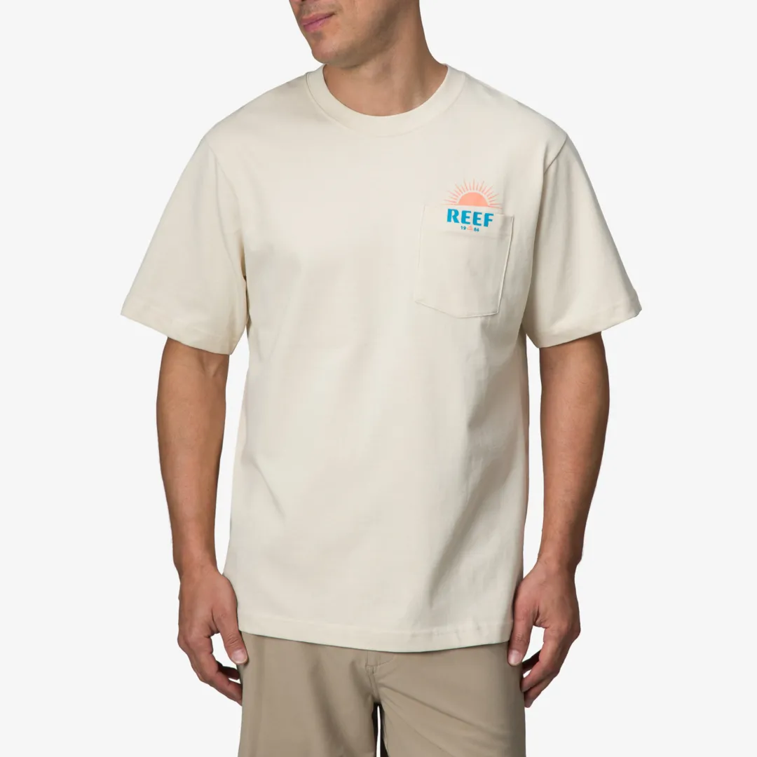 REEF Shirts & T-shirts | Sunrise Pocket Short Sleeve Tee Almond