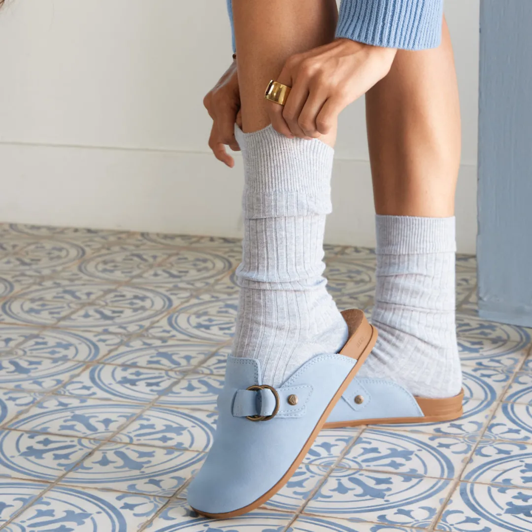 REEF Shoes | Clogs | Vista Serenity DustyBlueSuede