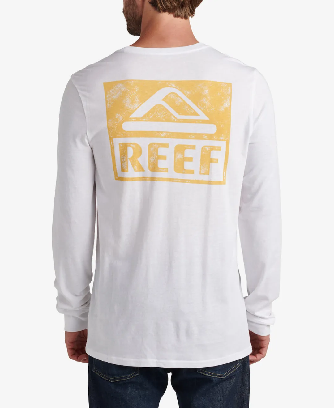 REEF Shirts & T-shirts | Wellie Graphic Long Sleeve Tee White