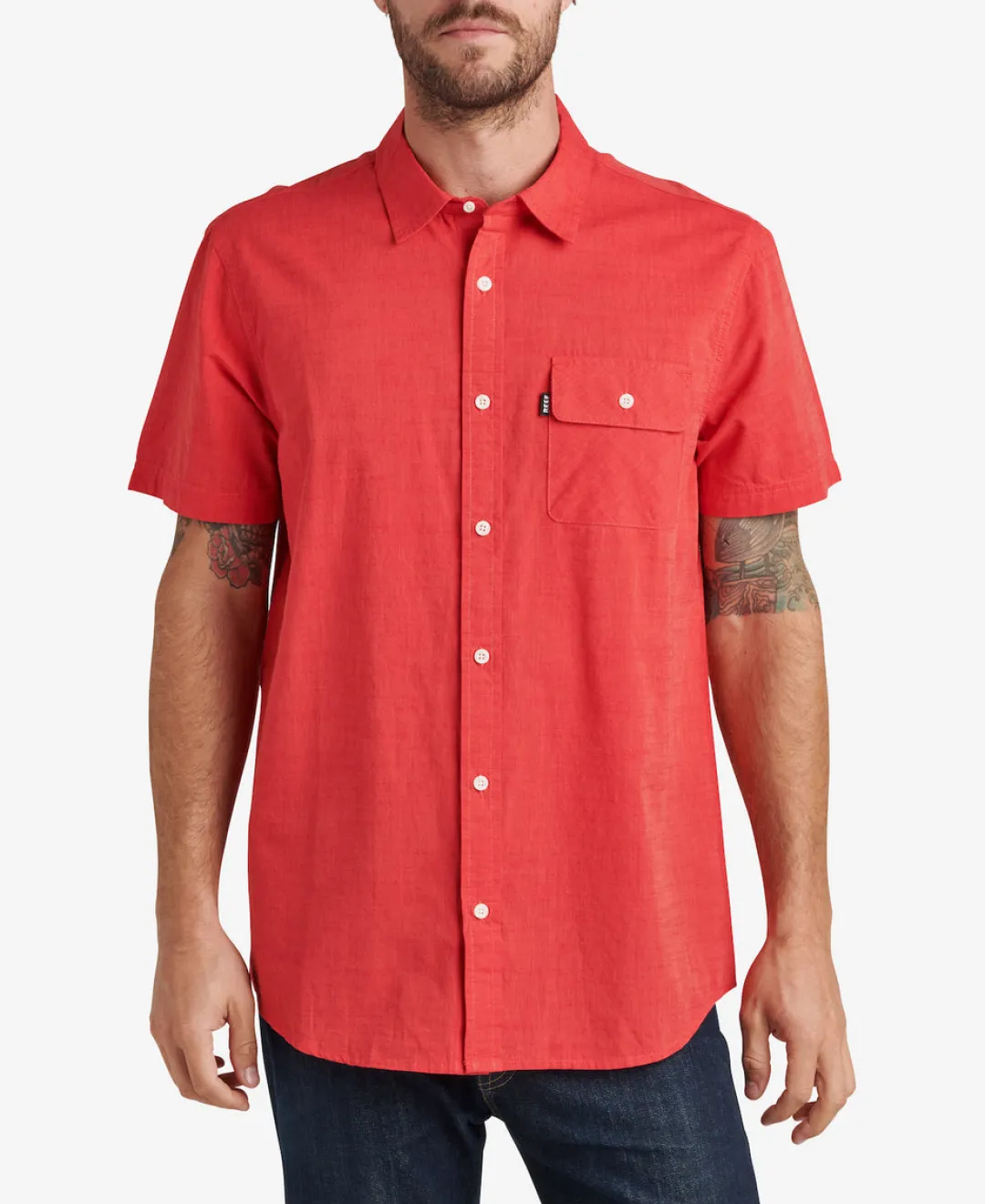 REEF Shirts & T-shirts | Winfred Woven Shirt Hibiscus