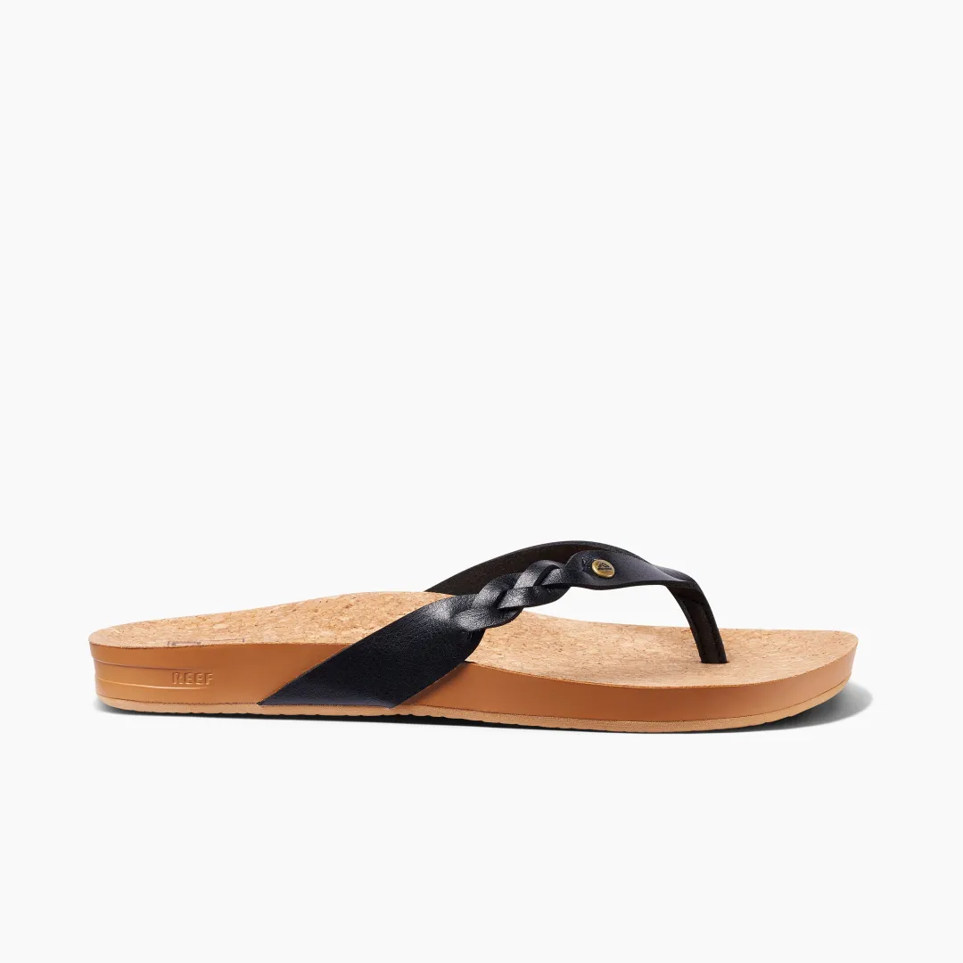 REEF Flip Flops | Sandals | Women's Cushion Court Twist Black