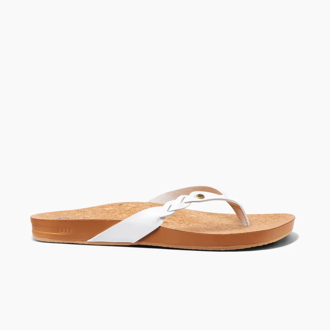 REEF Flip Flops | Sandals | Women's Cushion Court Twist White